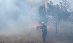 Antalya'da çöplükte başlayıp makilik alana sıçrayan yangına müdahale ediliyor