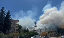 Antalya'nın Aksu ilçesinde çıkan yangına müdahale ediliyor