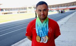 Baba acısıyla başladığı atletizmde madalyalara koşuyor