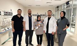 Batman'da 905 gram doğan Sevda bebek 2 aylık tedaviyle hayata tutundu