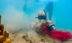 Bodrum'da gönüllü dalgıçlar deniz dibi temizliği yaptı