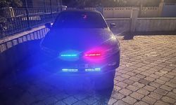 Çorum'da usulsüz çakar kullanılan aracın sürücüsü ve sahibine para cezası