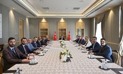 Cumhurbaşkanı Yardımcısı Yılmaz, AK Parti Genel Başkan Yardımcısı Büyükgümüş'ü kabul etti