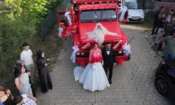 Düzceli kamyon sürücüsü, ekmek teknesini gelin arabası yaptı