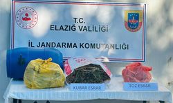 Elazığ'da uyuşturucu operasyonunda Hint keneviri ile esrar ele geçirildi