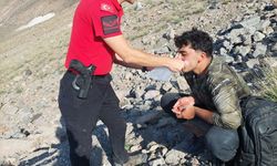 Erciyes Dağı'nda mahsur kalan dağcı kurtarıldı