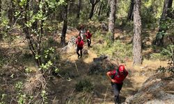 Fethiye'de ormanlık alanda kaybolan turist bulundu