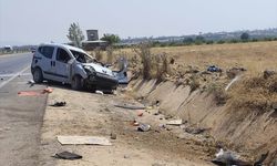 Gaziantep'te takla atan hafif ticari aracın sürücüsü öldü