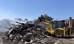 GÜNCELLEME - Amasya'da kereste deposunda çıkan yangın söndürüldü