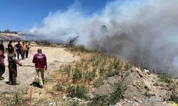 GÜNCELLEME - Mersin'de çöplükte başlayıp ormanlık alana sıçrayan yangın kontrol altında