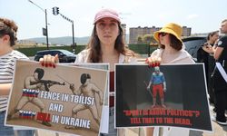 Gürcistan'da, Rus sporcuların Dünya Eskrim Şampiyonası'na katılması protesto edildi
