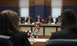 Güvenlik ve İstihbarat Komisyonu Başkanı Tipioğlu, KKTC Cumhuriyet Meclisi heyetiyle görüştü