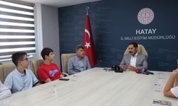 Hatay'da LGS ve YKS'de başarılı olan öğrenciler ödüllendirildi