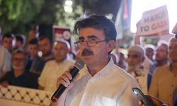 İsrail'in Filistin'e uyguladığı abluka Çorum'da protesto edildi