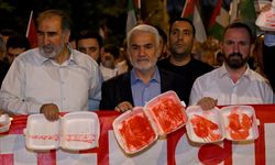 İsrail'in Gazze'ye saldırıları ABD'nin Ankara Büyükelçiliği önünde protesto edildi