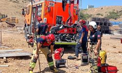 İzmir'de kuyuya düşen kişiyi itfaiye ekipleri kurtardı
