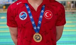 Kaan Efe Kaya, Paletli Yüzme Avrupa Şampiyonası'nda altın madalya kazandı