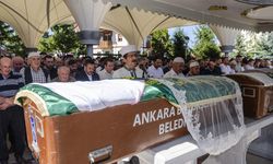 Kahramankazan'daki trafik kazasında hayatını kaybeden 3 kişi toprağa verildi