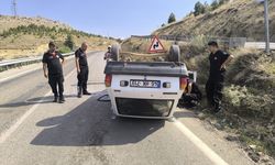 Kahramanmaraş'ta devrilen otomobildeki 1 kişi öldü, 1 kişi yaralandı