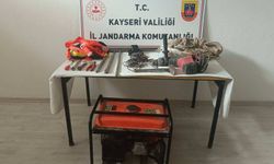 Kayseri'de izinsiz kazı yapan 3 şüpheli suçüstü yakalandı