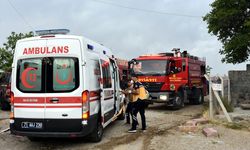 Kırıkkale'de anızda başlayan ve köydeki ahırlara sıçrayan yangın kontrol altına alındı