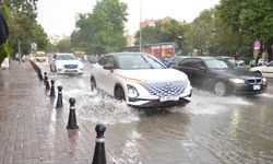 Konya'da sağanak etkili oldu
