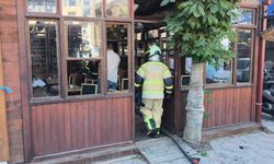 Kütahya'da kafede tüp patlaması sonucu 1 kişi yaralandı