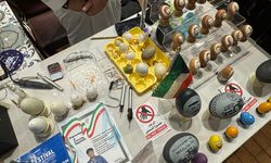 Kuveytli yumurta süsleme sanatçısı Sabah N. Asad, eserlerini İstanbul'da sergiledi