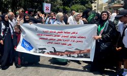 Lübnan'daki Filistinliler, UNRWA'nın çalışmalarının kısıtlanmasını protesto etti