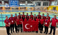Milli sporcular, Paletli Yüzme Havuz Avrupa Şampiyonası'nda 4 madalya kazandı