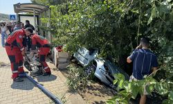 Muğla'da şarampole devrilen otomobildeki 2 kişi öldü, 1 kişi yaralandı