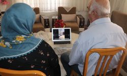 Orman işçisinin yangın söndürme çalışmasından selam göndermesi ailesini duygulandırdı