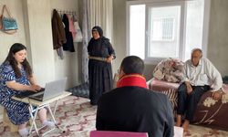 Sağlık sorunları nedeniyle mahkemeye gidemeyen müştekinin ifadesi evinde alındı