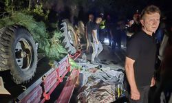Sakarya'da devrilen traktördeki 10 kişi yaralandı