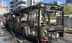 Samsun'da yolcu otobüsünde çıkan yangın söndürüldü
