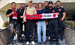 Samsunspor kafilesi Hollanda'ya geldi