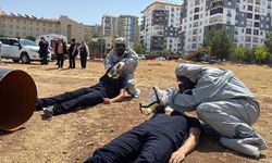 Siirt'te hastanede KBRN tatbikatı yapıldı