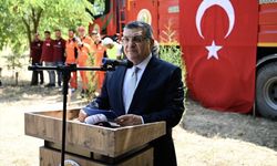 Sinop'ta 15 Temmuz şehidi Açıkgöz için dikilen fidanların bakımı yapıldı