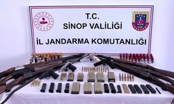 Sinop'ta silah kaçakçılığı operasyonunda 5 zanlı yakalandı