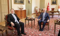 TBMM Başkanı Kurtulmuş, AB Türkiye Delegasyon Başkanı Büyükelçi Thomas Hans Ossowski'yi kabul etti
