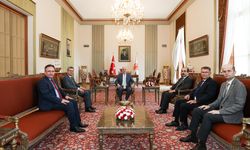 TBMM Başkanı Kurtulmuş Atatürk Kültür, Dil ve Tarih Yüksek Kurumu Başkanı Prof. Dr. Örs'ü kabul etti