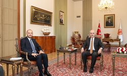 TBMM Başkanı Kurtulmuş, MÜSİAD Genel Başkanı Özdemir'i kabul etti