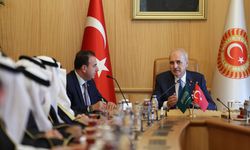 TBMM Başkanı Kurtulmuş, Suudi Arabistan-Türkiye Parlamentolar Arası Dostluk Grubu Başkanı Al-Gannas'ı kabul etti