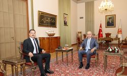 TBMM Başkanı Kurtulmuş, TİP Genel Başkanı Baş'ı kabul etti