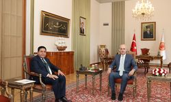 TBMM Başkanı Kurtulmuş, Yeni Yol Partisi Grup Başkanı Kaya'yı kabul etti