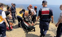 Tekirdağ'da uçurumdan düşen genç yaralandı