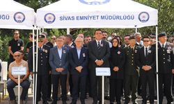 Trafik kazasında hayatını kaybeden başkomiser için Sivas'ta tören düzenlendi