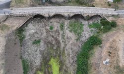 Tunca Nehri'nde su akışı durdu