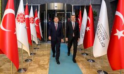 Adalet Bakanı Tunç, Cumhurbaşkanlığı İletişim Başkanı Duran ile bir araya geldi