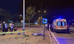 Adana'da devrilen motosikletteki 1 kişi öldü, 1 kişi yaralandı